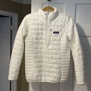 Patagonia Womens White Nano Puffer Jacket